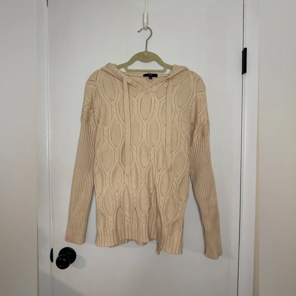 Fate Cable Knit Tan Sweater‎